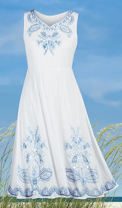 Romantic Embroidered Dress