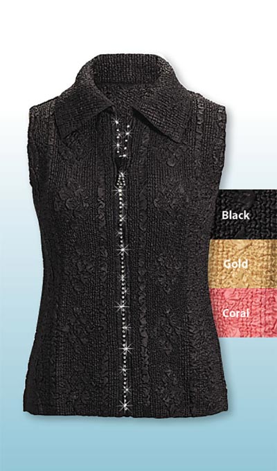 Instant Glam Quilted Vest