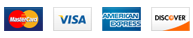 Payment options - Paypal Master Card Visa American Express Discover